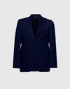 Completo monopetto in lana 21 Micron Montecarlo blu navy