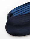 Calze Uomo Lunghe Reversibili a Costina Bicolore