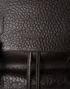 Zaino in pelle martellata marrone