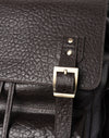 Zaino in pelle martellata marrone