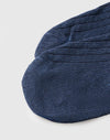 Calze Uomo Lunghe a Costina in Cotone e Cashmere