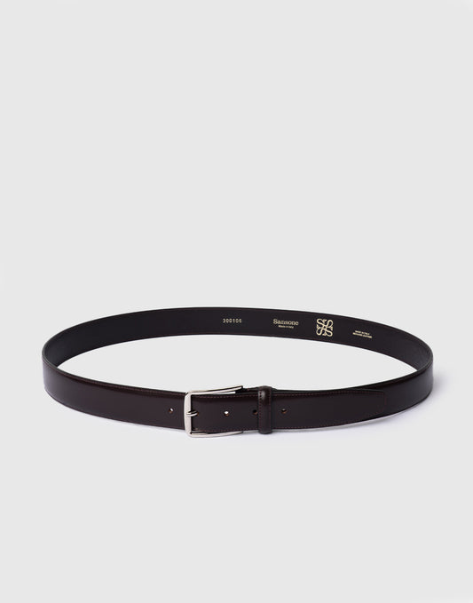 Cintura in pelle liscia Bourdeaux