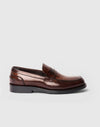 Mocassino penny in pelle marrone