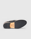 Scarpa stringata brogue in pelle nera