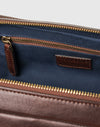 Beauty Case in Pelle di Vitello Tamponata a Mano