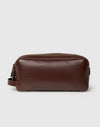 Beauty Case in Pelle di Vitello Tamponata a Mano