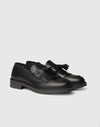 Mocassino in pelle con nappine