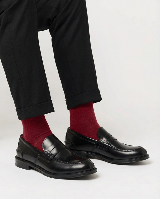 Calze Uomo Lunghe Rasate in Cotone e Cashmere