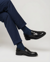 Calze Uomo Lunghe Reversibili a Costina Bicolore